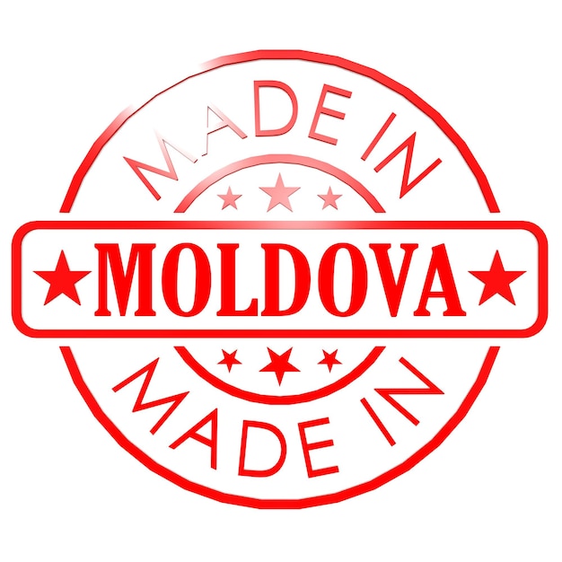 Fabriqué en Moldavie sceau rouge
