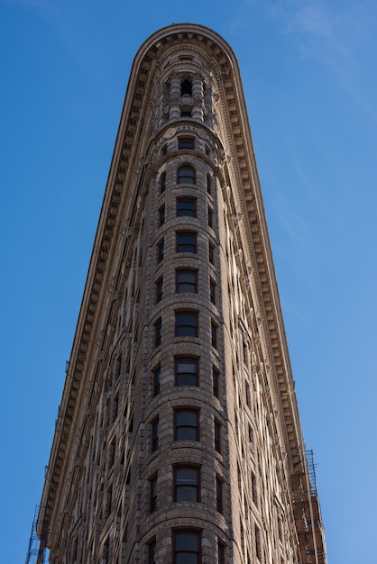 Façade du Flatiron Building à New York