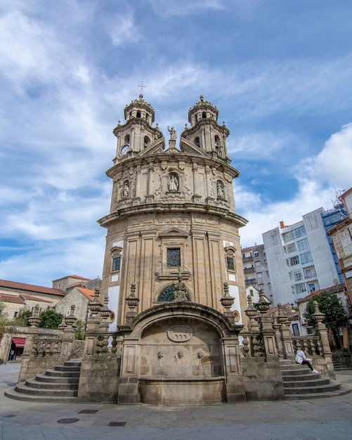 Façade de l'église de la Peregrina de Pontevedra