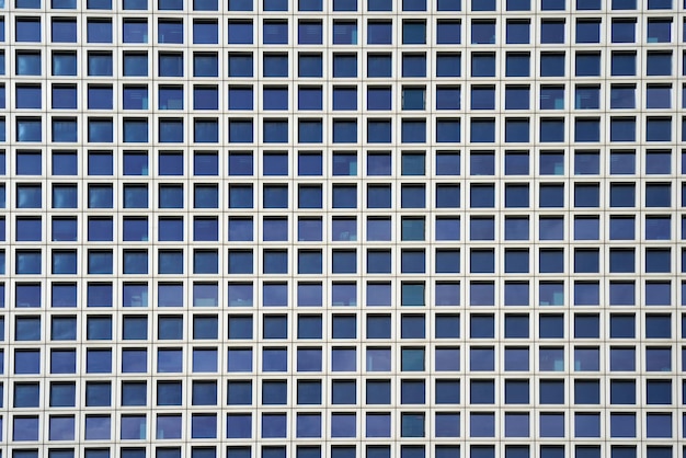 La façade d'une texture de bâtiment résidentiel