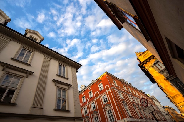 La façade de la vieille maison