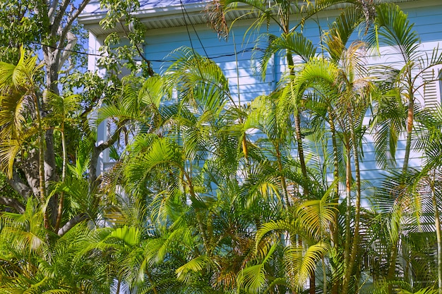 Façades de la rue Key west en Floride