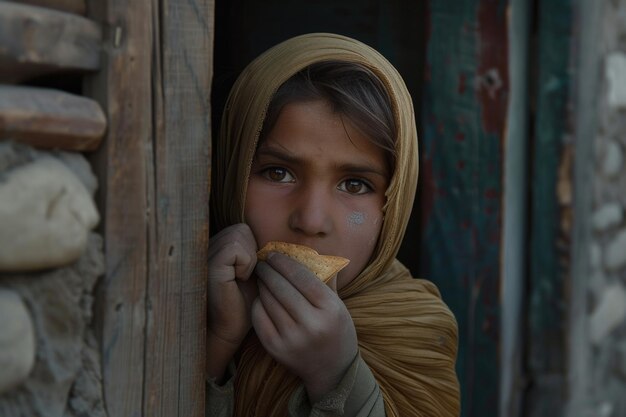 La faim, la pauvreté, le grand problème social silencieux de l'humanité, les enfants et les adultes des bidonvilles sales.