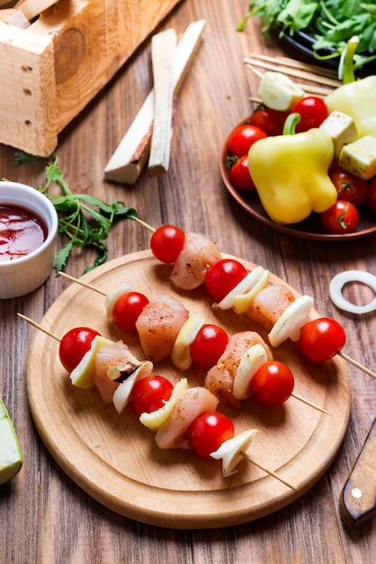 Faire du kebab à partir de poulet