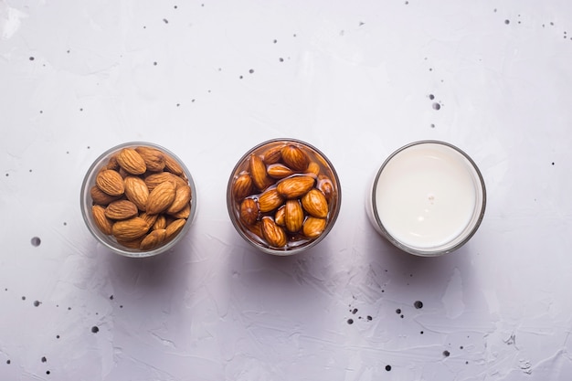 Faire du lait d'amande à partir d'amandes séchées