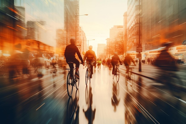 Faire du vélo en ville IA générative