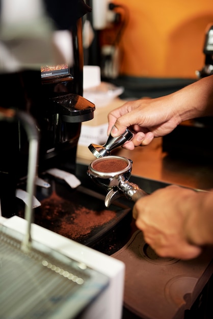 Faire de la poudre à partir de grains de café