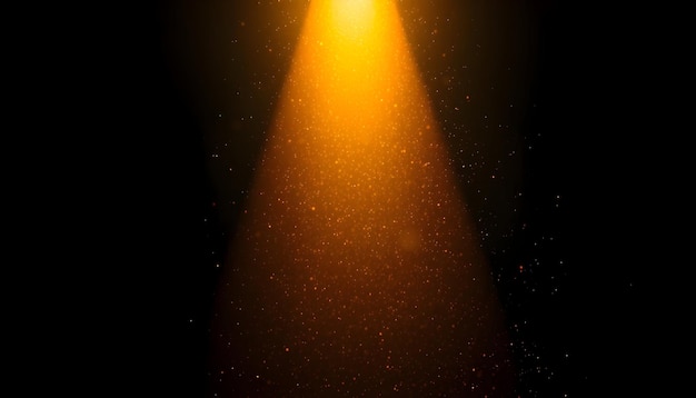 Le faisceau de lumière doré