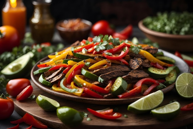 Fajitas aux légumes