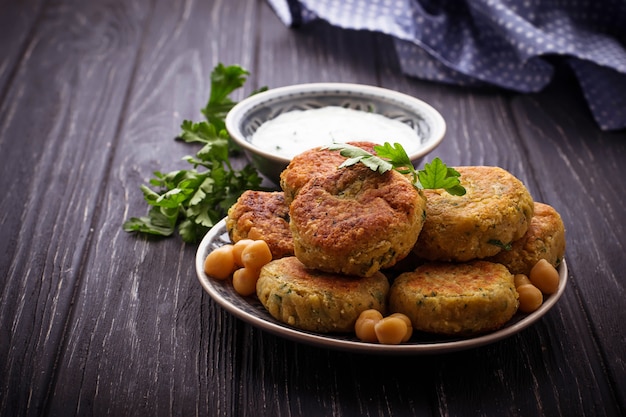 Falafel à la sauce tzatziki