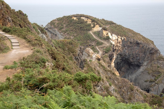 Falaise de Fucino do Porco, Galice, Espagne