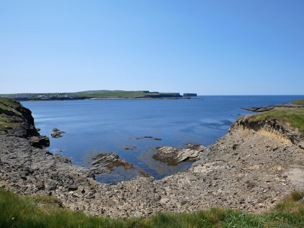 Falaises et collines de l'océan Atlantique rochers beauté du canyon dans la nature Voyage de vacances en arrière-plan de l'Irlande