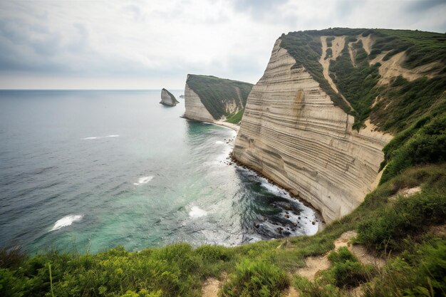 Les falaises d'Etretat Normandie France Europe