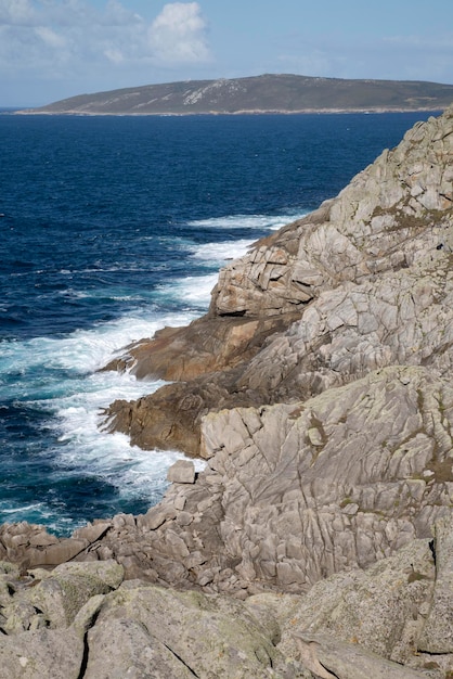 Falaises et littoral à Nariga Point, Galice, Espagne