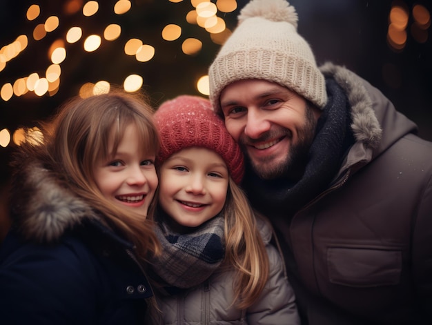 La famille aime fêter la veille de Noël ensemble.