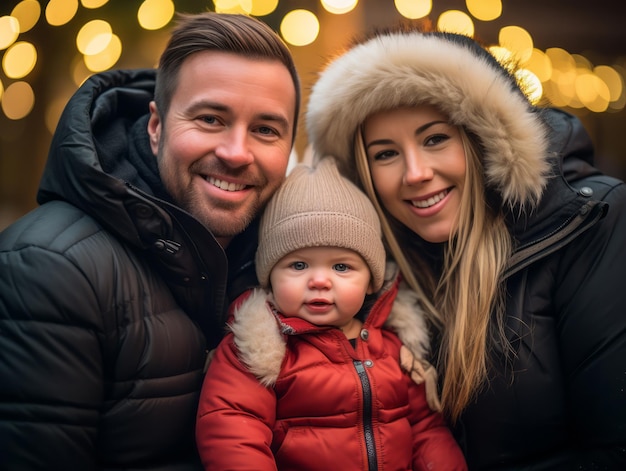 La famille aime fêter la veille de Noël ensemble.