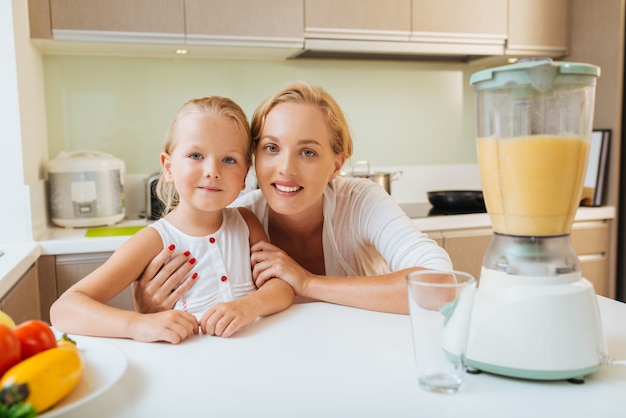 Famille en bonne santé