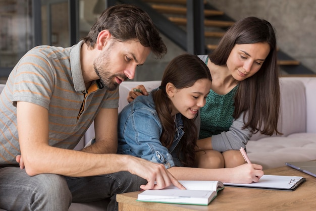 Famille, devoirs, ensemble