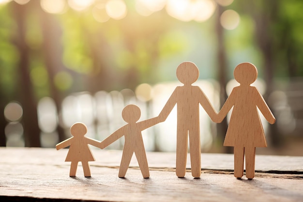 Une famille heureuse