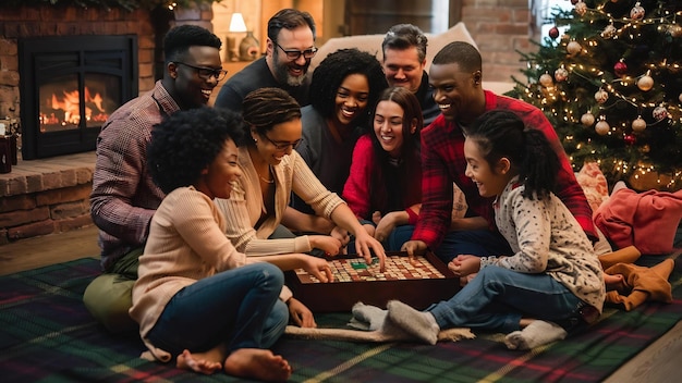 Famille à la maison