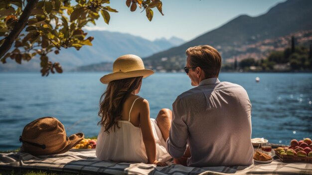 Une famille très attractive en vacances