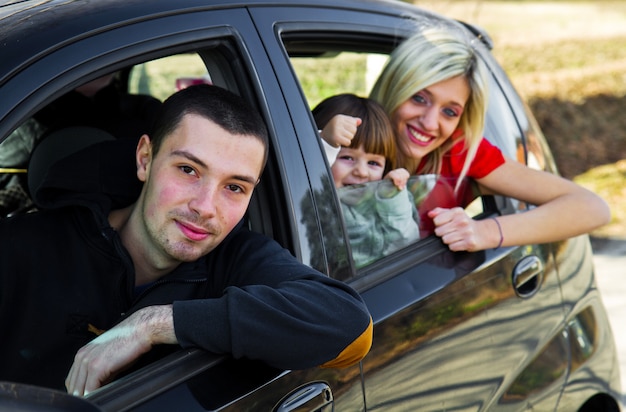 Photo famille de voiture