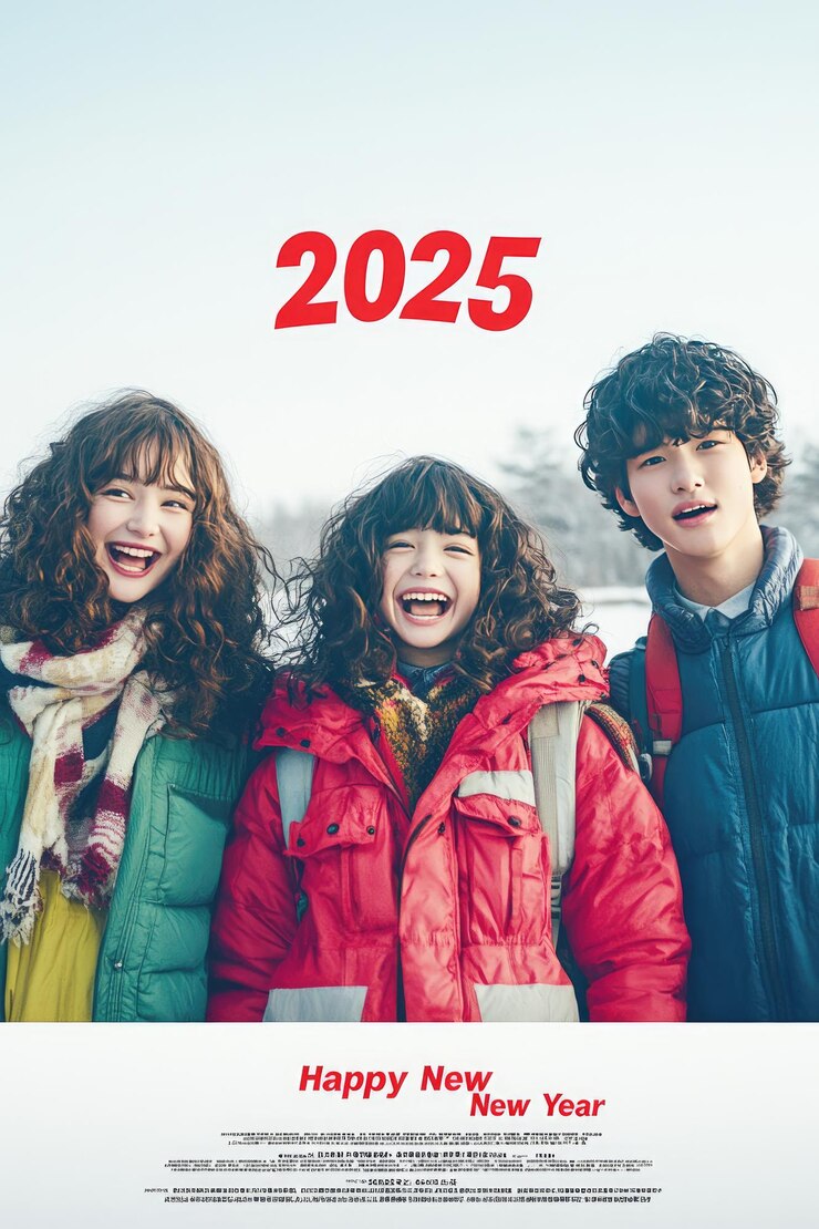 Les familles d'Europe et d'Amérique du Nord accueillent 2025 avec rire