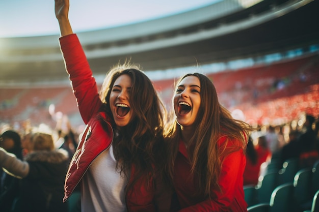 fans de football féminin