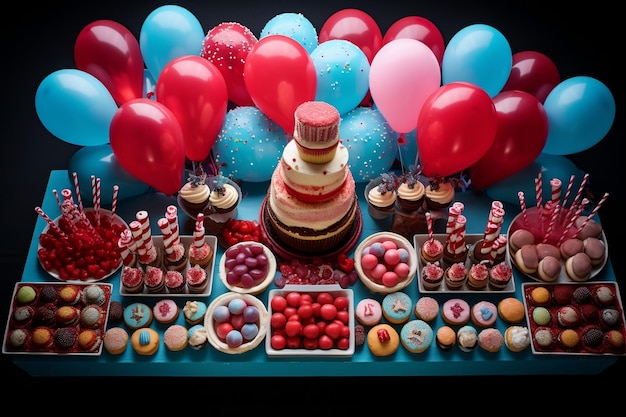 Un fantasme d'enfance La table d'anniversaire ultime