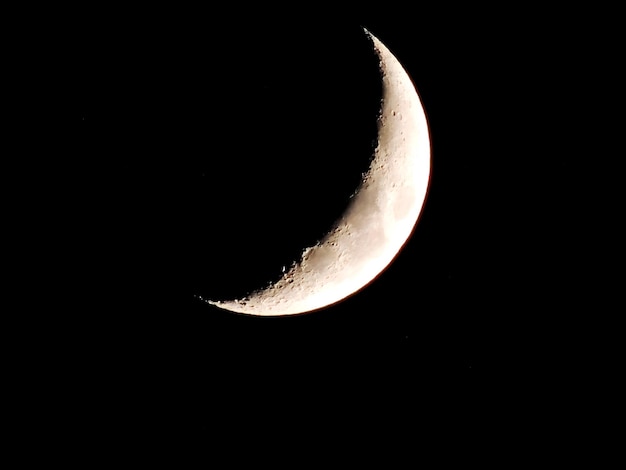 Photo la fantastique lune depuis la terre