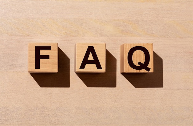 FAQ QnA questions et réponses acronyme Foire aux questions Q et A concept