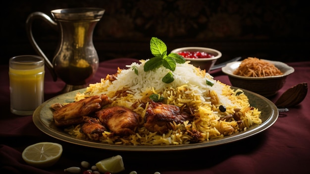 La farine de riz biryani