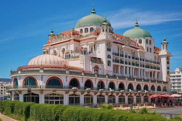 Le fascinant casino de Biarritz Barriere brille dans la splendeur de l'été juillet 2022