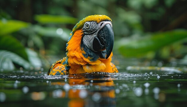 Photo la faune dynamique et diversifiée de la forêt amazonienne