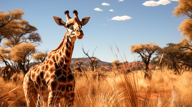 Faune d'herbe sèche de la savane africaine