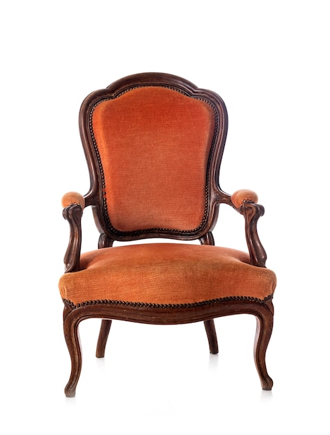 Fauteuil ancien en studio