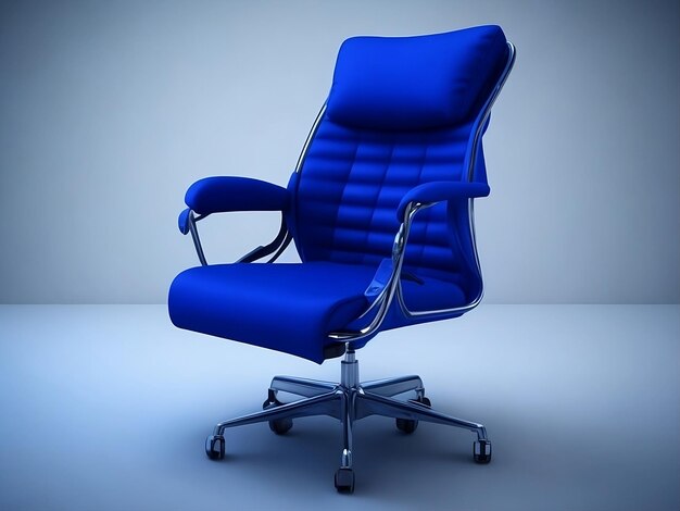 fauteuil bleu foncé