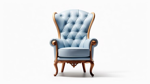 Le fauteuil bleu vintage