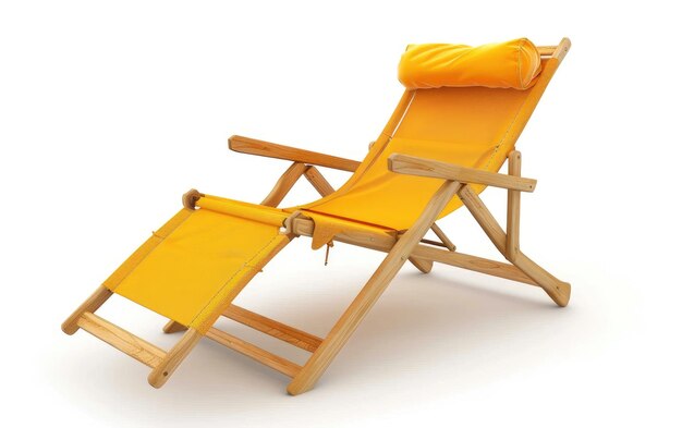 Fauteuil inclinable de plage IA générative