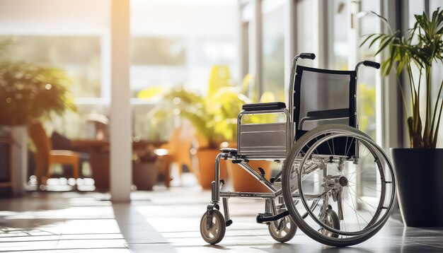Un fauteuil roulant moderne à l'hôpital