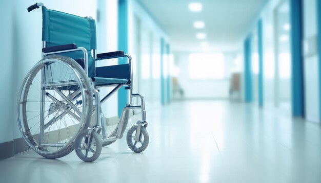 Un fauteuil roulant moderne à l'hôpital