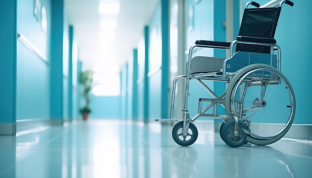 Un fauteuil roulant moderne à l'hôpital