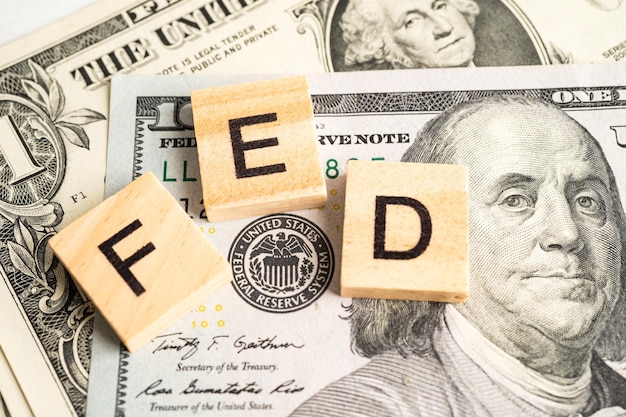 FED Le Système de Réserve Fédérale, le système bancaire central des États-Unis d'Amérique.