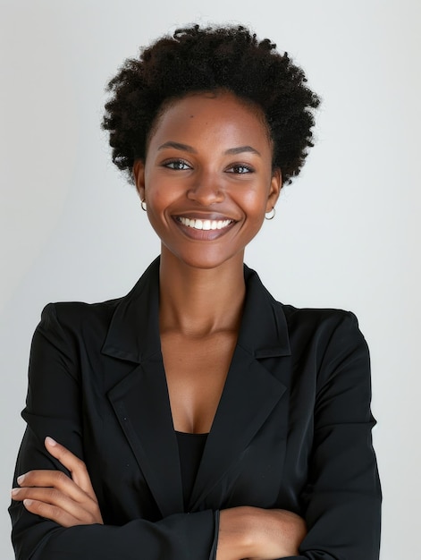 Photo une femme d'affaires afro-américaine