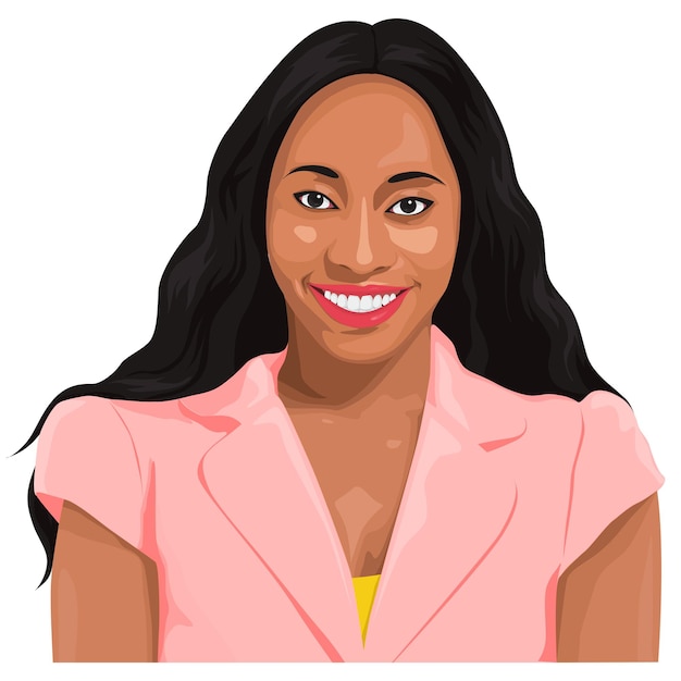 Une femme d'affaires avec un autocollant png à fond transparent