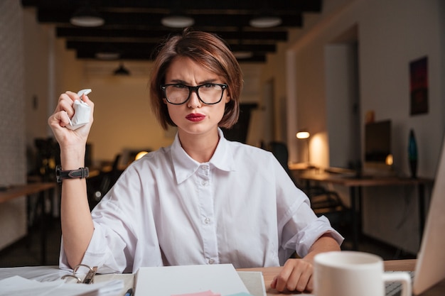 Femme d'affaires de beauté.