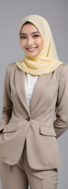 Femme d'affaires hijab