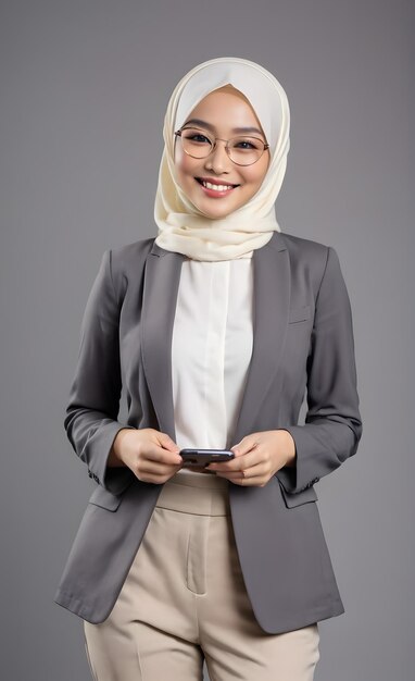 Femme d'affaires hijab