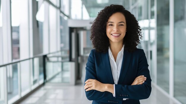 Photo une femme d'affaires prospère