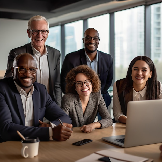 Femme d'affaires travaillant